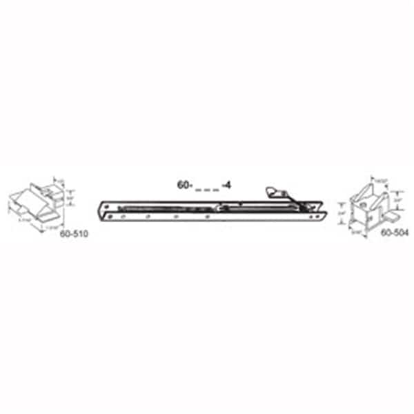 Robus Splendor 27 in. Balance Stamped No. 2620 with Ends 60-510 & 60-504 Attached Window Channel, 6PK RO1208421 - main